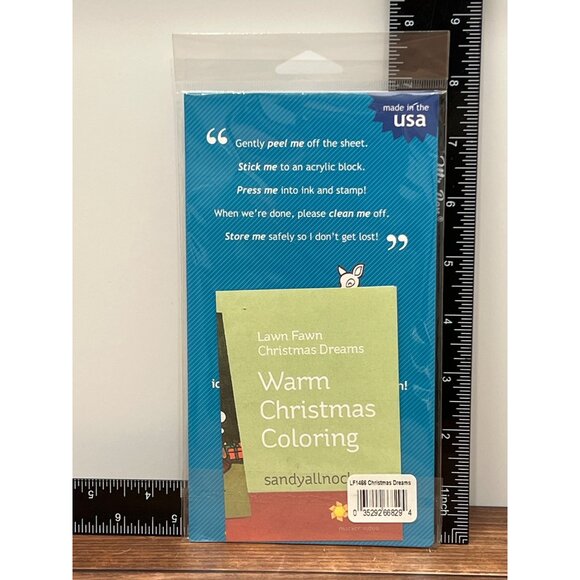 Lawn Fawn Christmas Dreams Photopolymer Stamp Set LF1466 - Picture 3 of 5